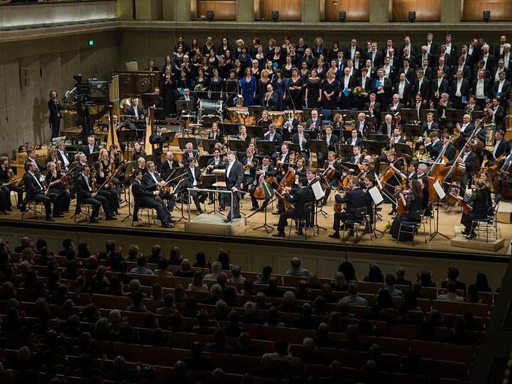 Symphonieorchester und Chor des Bayerischen Rundfunks. Foto: Peter Meisel/Symphonieorchester des Bayerischen Rundfunks/Archiv