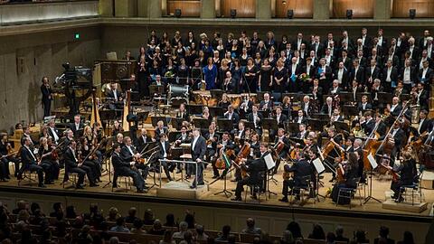 Symphonieorchester und Chor des Bayerischen Rundfunks. Foto: Peter Meisel/Symphonieorchester des Bayerischen Rundfunks/Archiv