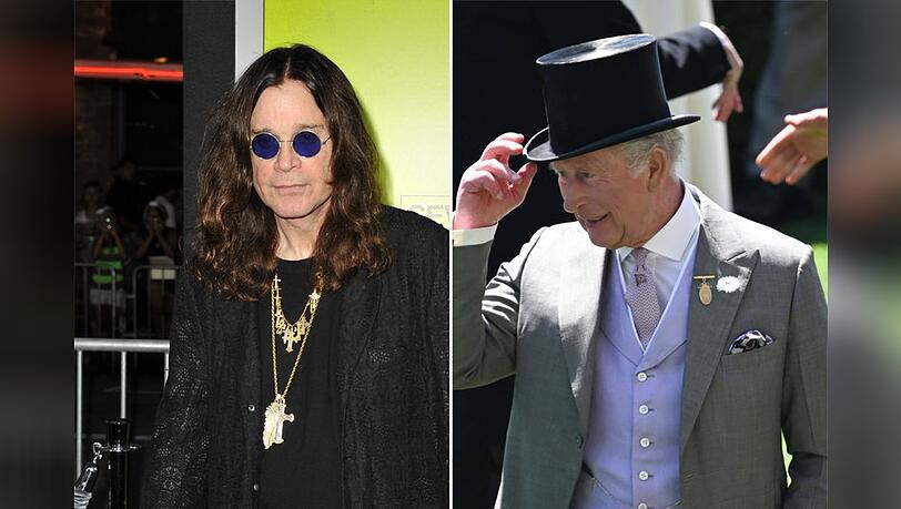Der eine ist König von Großbritannien, der andere auf ewig der Prinz der Finsternis: Ozzy Osbourne (l.) und König Charles. Der eine ist König von Großbritannien, der andere auf ewig der Prinz der Finsternis: Ozzy Osbourne (l.) und König Charles.