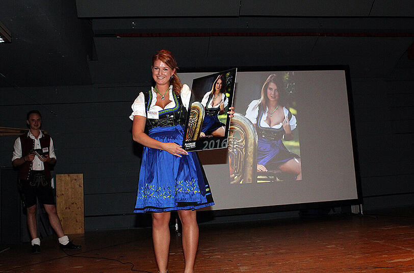 Impressionen von der Vorstellung des Blasmusikkalenders 2016.