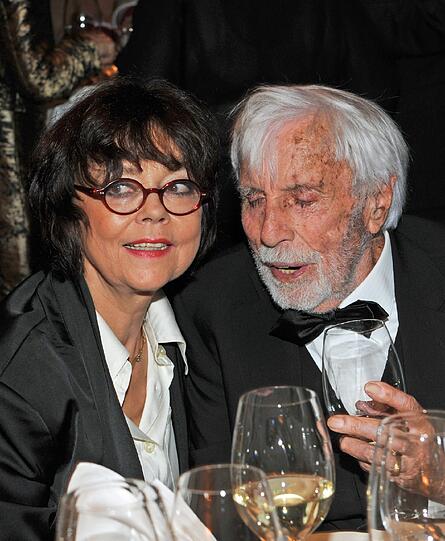 Schauspieler Johannes Heesters mit seiner Frau Simone.