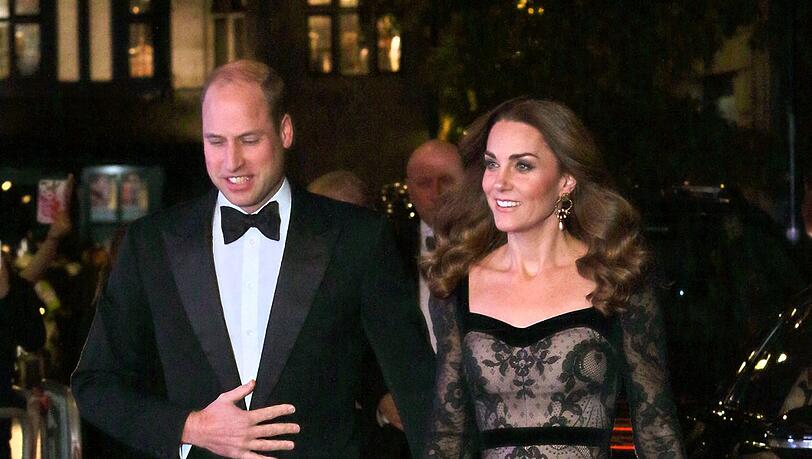 Herzogin Catherine und Prinz William am Montagabend bei "Royal Variety Performance". Herzogin Catherine und Prinz William am Montagabend bei "Royal Variety Performance".
