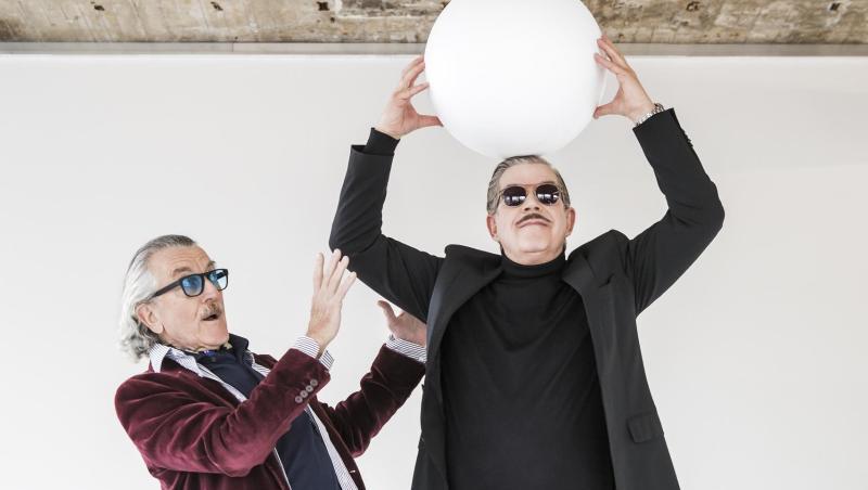 Dieter Meier (l) und Boris Blank sind das Schweizer Elektropop-Duo Yello (undatierte Aufnahme).
