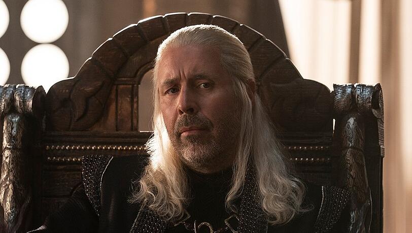 Paddy Considine als Viserys I. Targaryen in "House of the Dragon".