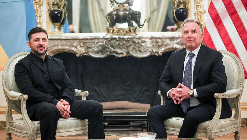 Die US-Vermittler Steve Witkoff und Jared Kushner reisen nach Worten des ukrainischen Präsidenten Wolodymyr Selenskyj am Sonntag nach Kiew. (Archivbild) Die US-Vermittler Steve Witkoff und Jared Kushner reisen nach Worten des ukrainischen Präsidenten Wolodymyr Selenskyj am Sonntag nach Kiew. (Archivbild)