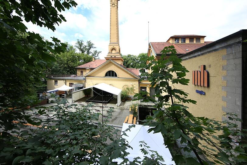 Die Muffathalle ist Teil des Muffatwerks.