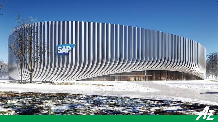 An der Außenseite des Oberflächenteils des SAP Garden laufen - erst geschwungen, dann senkrecht - Lamellen in Richtung Himmel. 260 Stück, bis zu 17 Meter hoch, sie sollen den Treibhauseffekt verhindern.