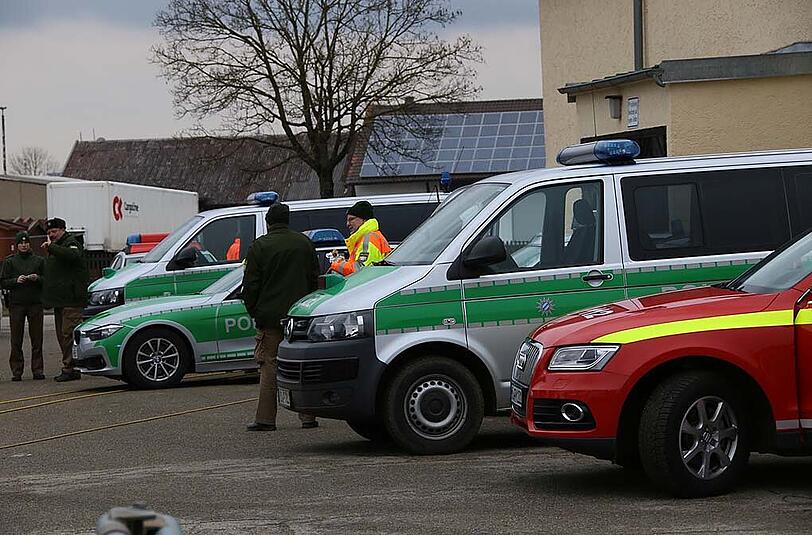Bilder vom Bomben-Fundort in Mühldorf. Während Bauarbeiten wurde eine rund 80 Kilogramm schwere Fliegerbombe entdeckt.
