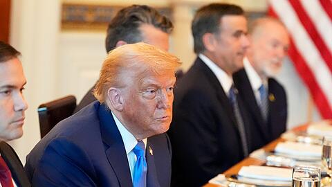 US-Präsident Trump ist zuversichtlich, dass es zu einer Waffenruhe in Gaza kommt.