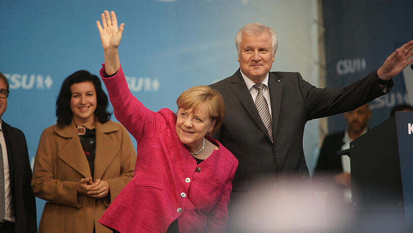 Kurz vor der Bundestagswahl war Kanzlerin Angela Merkel noch in München zu Gast - die Bilder vom Marienplatz. Kurz vor der Bundestagswahl war Kanzlerin Angela Merkel noch in München zu Gast - die Bilder vom Marienplatz.