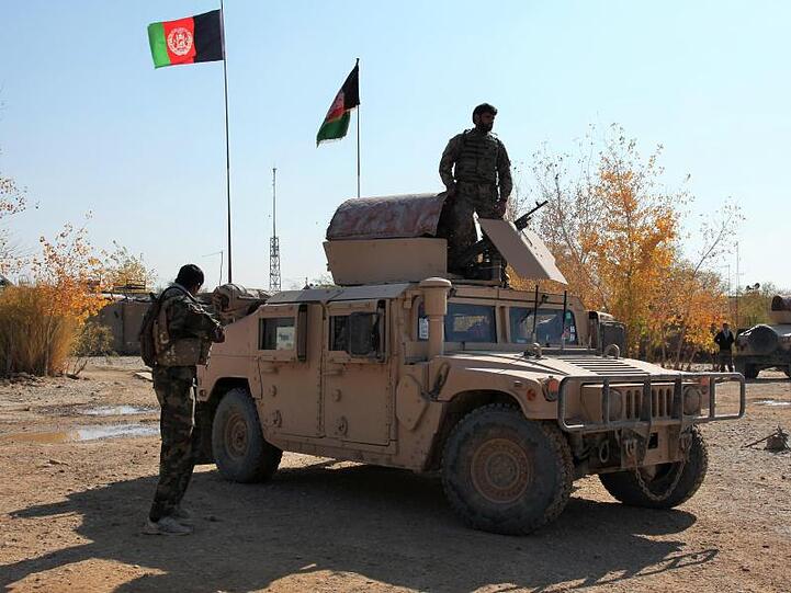Afghanische Sicherheitskräfte.
