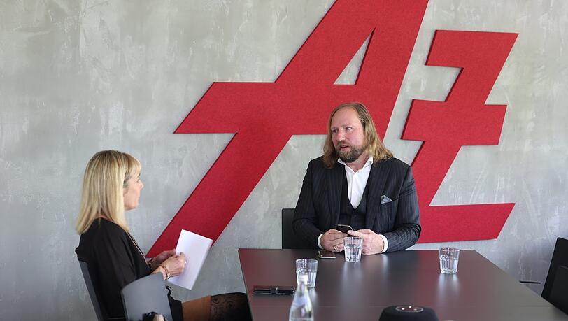 Anton Hofreiter im Gespräch mit AZ-Politik-Chefin Natalie Kettinger. Anton Hofreiter im Gespräch mit AZ-Politik-Chefin Natalie Kettinger.