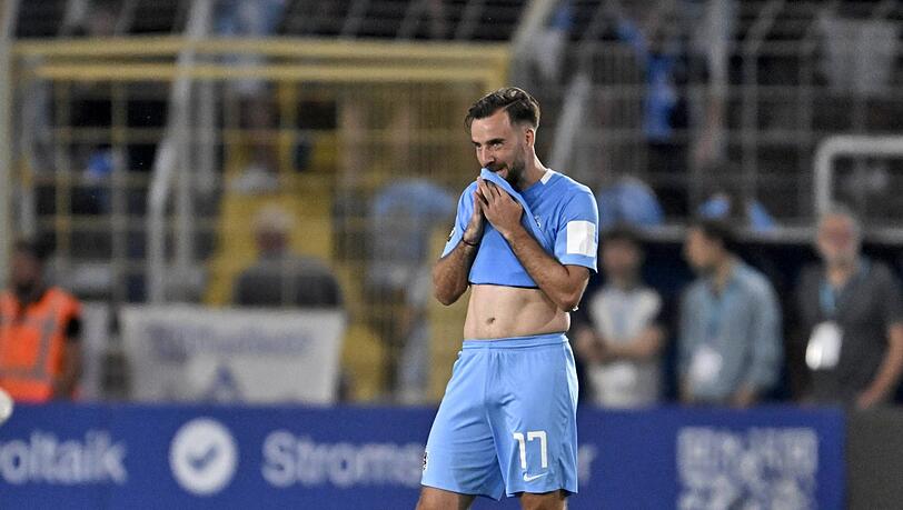 Morris Schröter hat am Mittwoch einen Rückschlag erlitten und fehlte schon am Donnerstag wieder im Trainingsbetrieb.