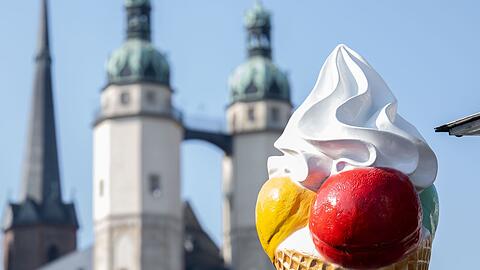 Das perfekte Wetter für Eis.