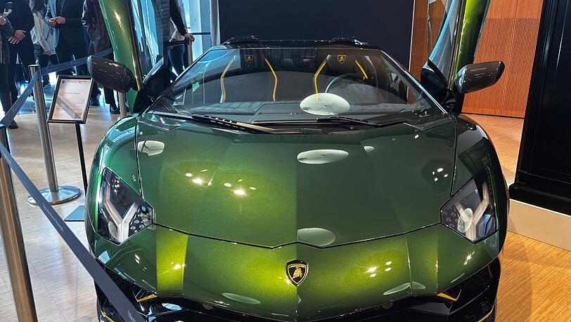 Das Highlight der Auktion: Ein Lamborghini Aventador LP 780-4 Ultimate Roadster.