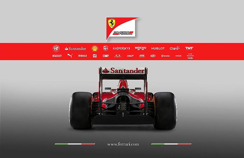 Sebastian Vettel und Kimi Räikkönen starten mit dem SF15-T in die neue Saison. So sieht der neue Bolide von allen Seiten aus - die Bilder.