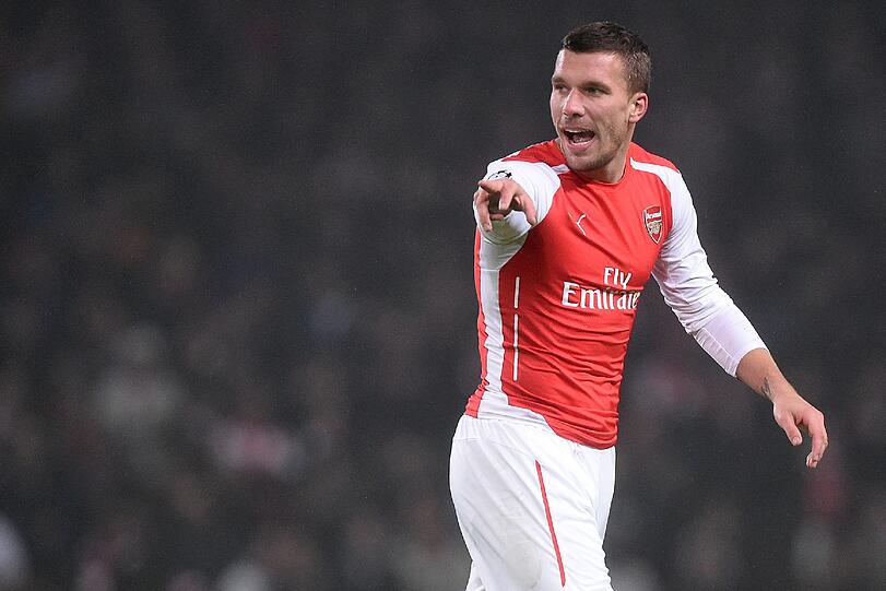 Lukas Podolski ist beim FC Arsenal derzeit selten in der Startelf zu sehen.