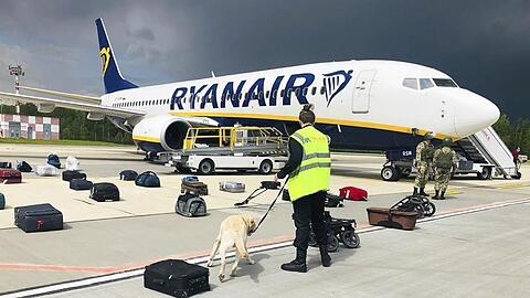 Belarus hat die Landung der Ryanair-Maschine erzwungen.