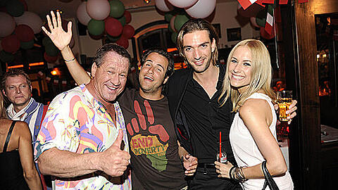 Hugo Bachmaier mit Michi Baier und Alena Gerber mit Max Wiedemann