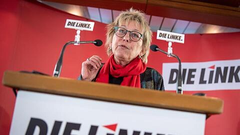 Eva Bulling-Schröter (Die Linke), Landesvorsitzende der Linken in Bayern. Foto: Lino Mirgeler/dpa/Archivbild