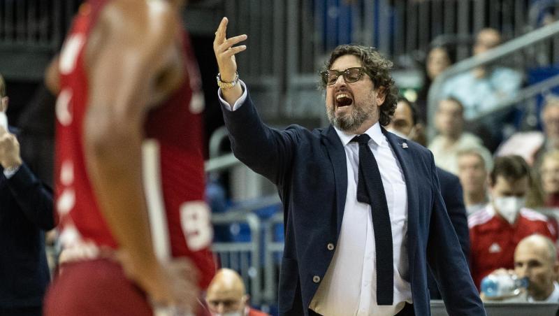 Headcoach Andrea Trinchieri und seine Bayern setzten sich in Bayreuth durch.