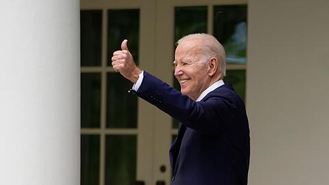 US-Präsident Joe Biden will wieder als Präsidentschaftskandidat der Demokraten antreten.
