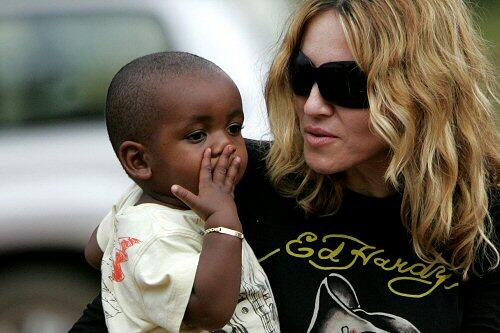 Madonna mit Adoptivsohn David