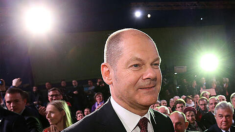 Olaf Scholz, Hamburgs Erster Bürgermeister und Spitzenkandidat der SPD, hofft bei der Wahl am Sonntag wieder die absoulute Mehrheit zu erringen.