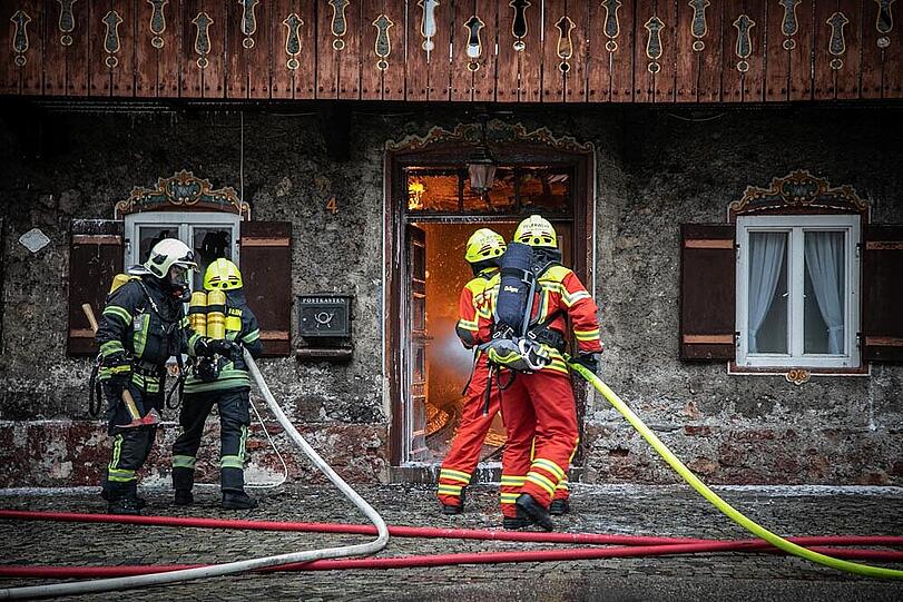 Das historische Bauernhaus konnte leider nicht gerettet werden.