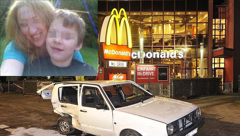 Beim Unfall sitzt der kleine Maxi (8) hinten rechts. Er und seine Mutter werden schwer verletzt. Beim Unfall sitzt der kleine Maxi (8) hinten rechts. Er und seine Mutter werden schwer verletzt.
