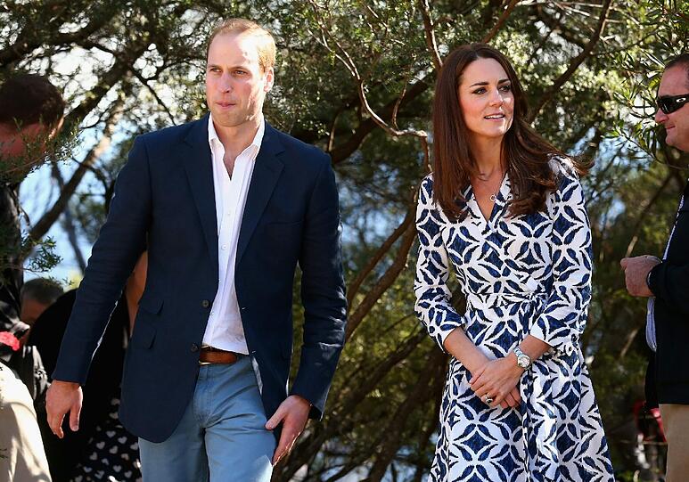 Am Narrow Neck Lookout: Prinz William und Kate haben die Blue Mountains besucht und sich dabei an einen gefährlichen Abgrund herangewagt.