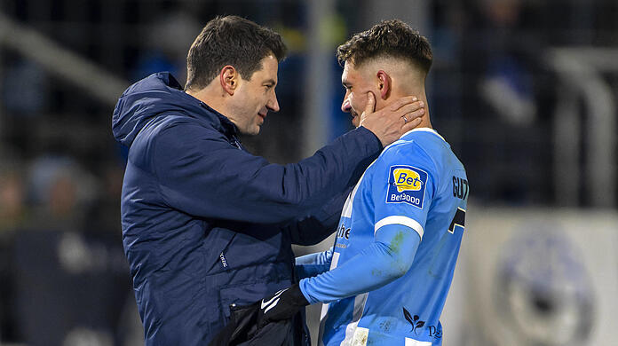 Wollen weiter punkten: Coach Argirios Giannikis (l.) und Löwe Julian Guttau.