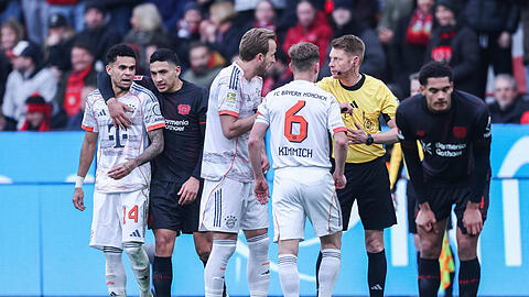 Rettete dem FC Bayern gegen Bayer Leverkusen den Punkt: Luis D&iacute;az.