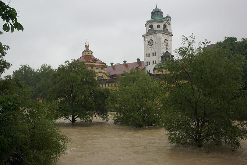 Die Bilder vom Hochwasser in München