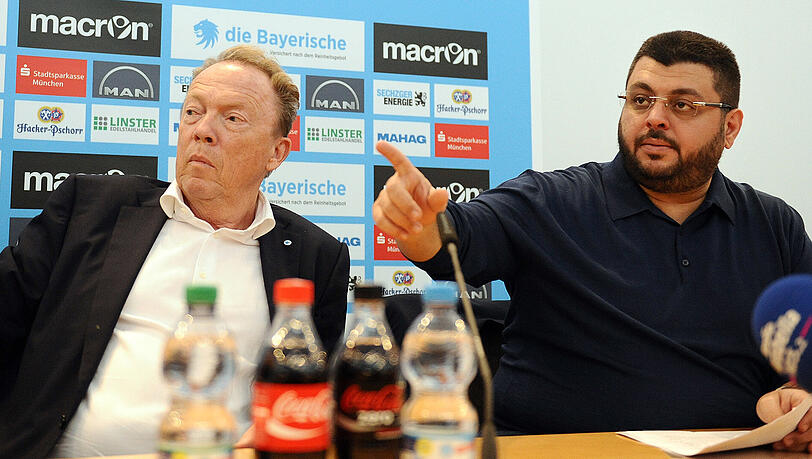 Eine 1860-Pressekonferenz mit Peter Cassalette und Hasan Ismaik (rechts) wird es Stand jetzt in Troia nicht geben. Eine 1860-Pressekonferenz mit Peter Cassalette und Hasan Ismaik (rechts) wird es Stand jetzt in Troia nicht geben.