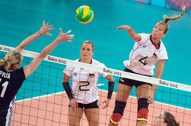 Die deutschen Volleyballerinnen verpassten das Halbfinale.