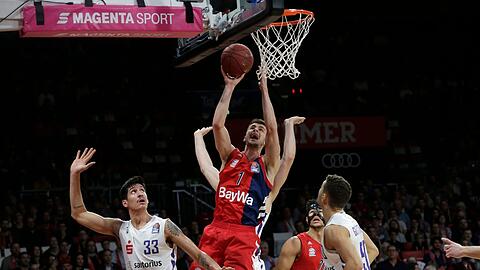 Für die Basketballer des FC Bayern geht es am Freitagabend gegen Real Madrid.