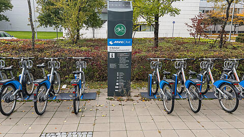 Bye bye MVG-Rad: Bis Ende September werden alle diese Verleihstationen abgebaut und das Angebot eingestampft. Es soll einen Nachfolger geben, aber noch weiß man nicht, wann.