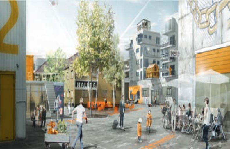 Auf dem Gelände der ehemaligen Luitpoldkaserne bewegt sich etwas. Die Planungen sind Teil einer Ausstellung über Stadtentwicklung.