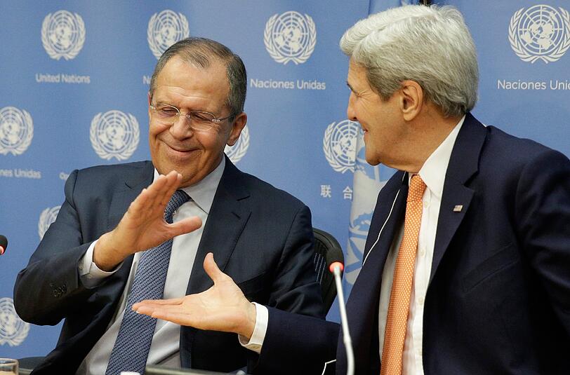 John Kerry und der russische Außenminister Sergei Lavrov (Archivbild).