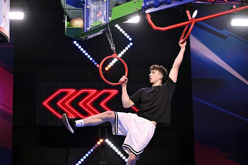 Der erste Tagessieger im neuen Format: Lukas Homann sicherte sich im ersten Speed-Duell-Parcours den Tagessieg, 5.000 Euro Siegpr&auml;mie und ein Finalticket - auch wenn er zun&auml;chst als Verlierer des Showdowns aussah.