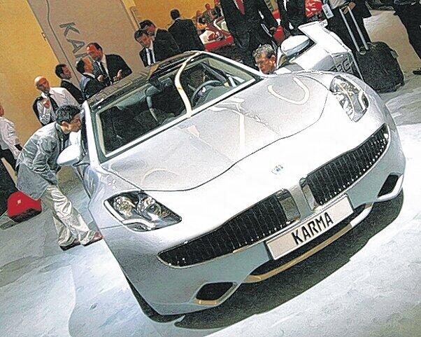 Der Hybridantrieb des Fisker Karma stößt nur 83 Gramm CO2 pro Kilometer aus.