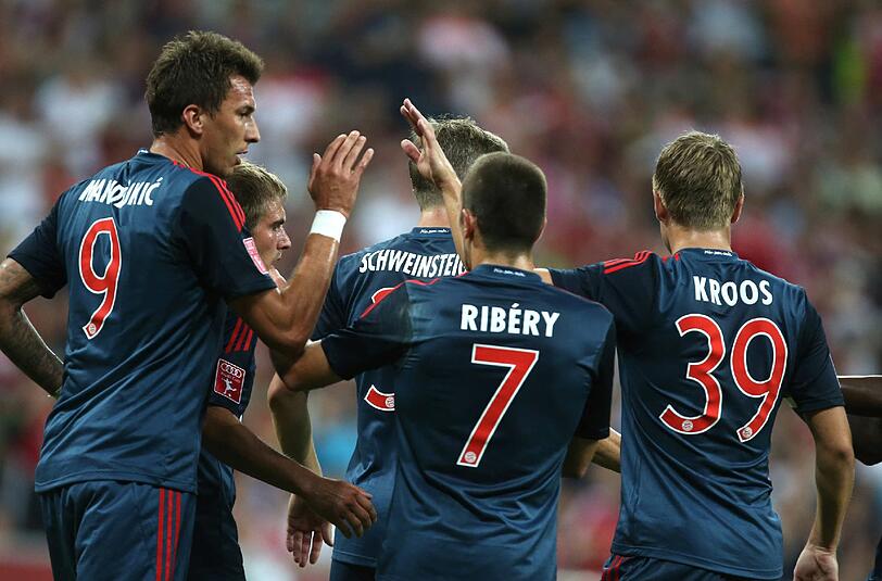 Nach dem 2:0 gegen den FC Sao Paulo stehen die Bayern im Finale des Audi-Cup.
