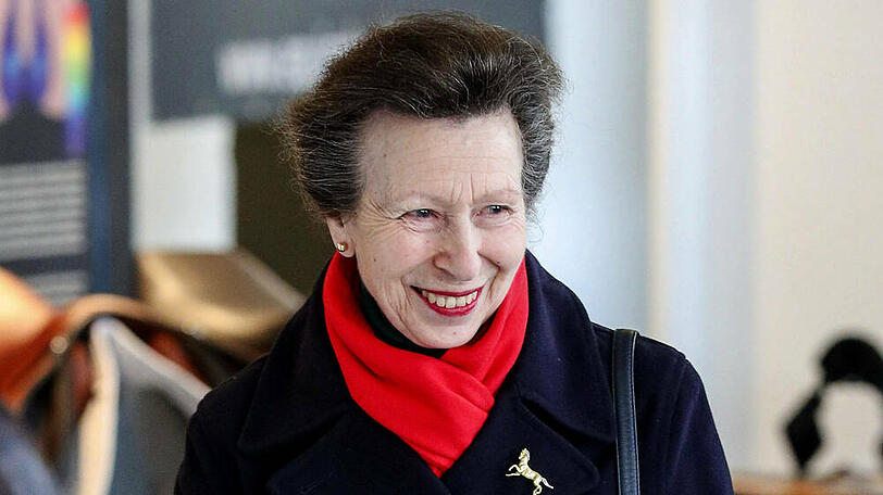 Prinzessin Anne beim Besuch eines Reitstalls im März 2020.