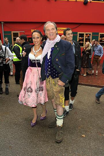 Wolfgang Fierek mit Ehefrau Djamila