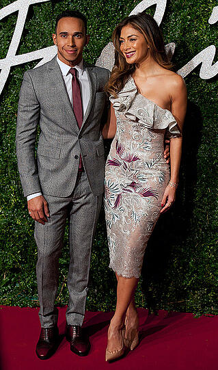 Formel-1-Weltmeister Lewis Hamilton (30) und Sängerin Nicole Scherzinger (37)