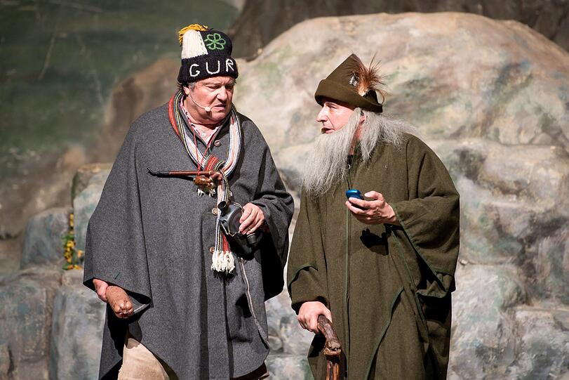 Das Alpen-Rock-Musical "Der Watzmann ruft" im Deutschen Theater.