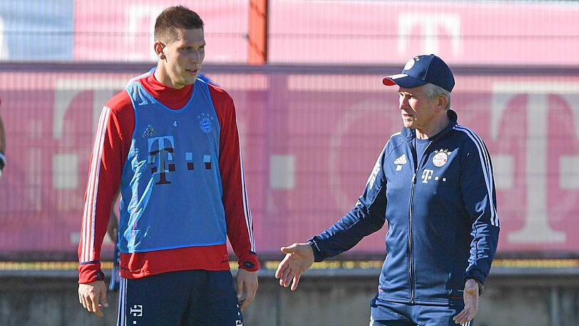 Schüler und Mentor: Niklas Süle (li.) und Jupp Heynckes beim FC Bayern.