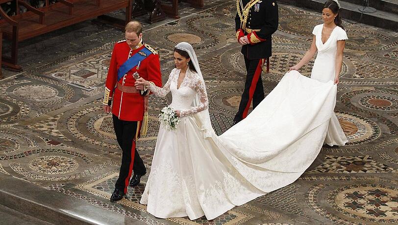 Prinz William heiratete seine Kate am 29. April 2011 in der Westminster Abbey.