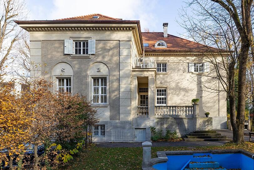 Hübsch: diese Fassade einer Villa an der Ungererstraße.